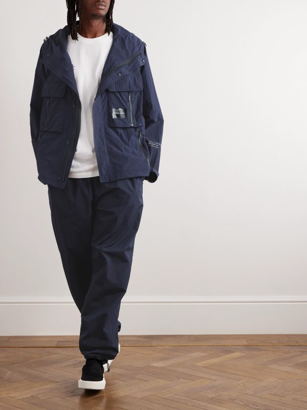 7 Moncler FRGMT Hiroshi Fujiwara Dotter Crinkled-Shell Hooded Jacket - OU 7 Moncler FRGMT Hiroshi Fujiwara Dotter Crinkled-Shell Hooded Jacket - OU