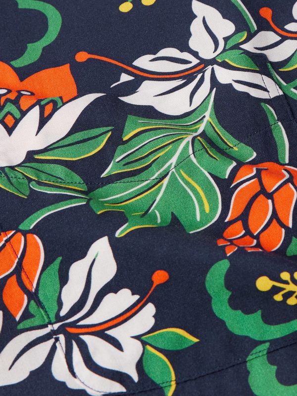 Floral-Print Satin Shirt - CU Floral-Print Satin Shirt - CU