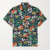 Floral-Print Satin Shirt Floral-Print Satin Shirt