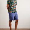 Floral-Print Satin Shirt - OU Floral-Print Satin Shirt - OU
