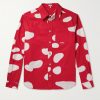 Logo-Debossed Printed Cotton-Twill Shirt Logo-Debossed Printed Cotton-Twill Shirt