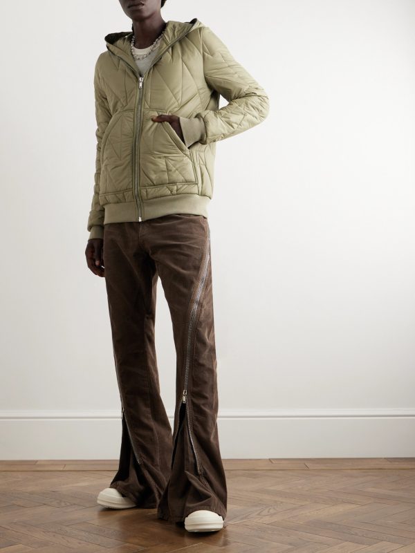 Quilted Shell Hooded Jacket - OU