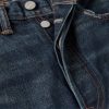 Straight-Leg Distressed Selvedge Jeans - E1 Straight-Leg Distressed Selvedge Jeans - E1