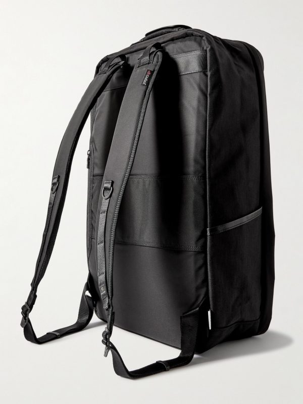 Potential 3Way Convertible Leather and Canvas-Trimmed CORDURA® MasterTeX Backpack - BK