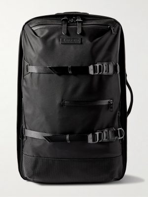 Potential 3Way Convertible Leather and Canvas-Trimmed CORDURA® MasterTeX Backpack Potential 3Way Convertible Leather and Canvas-Trimmed CORDURA® MasterTeX Backpack