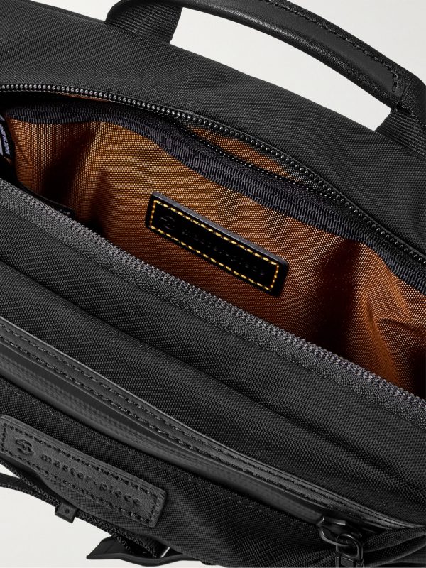 Potential Small Leather-Trimmed CORDURA® Nylon Messenger Bag - E1 Potential Small Leather-Trimmed CORDURA® Nylon Messenger Bag - E1