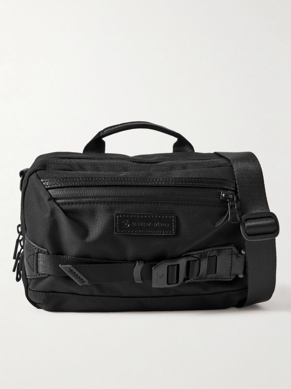 Potential Small Leather-Trimmed CORDURA® Nylon Messenger Bag Potential Small Leather-Trimmed CORDURA® Nylon Messenger Bag