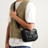Potential Small Leather-Trimmed CORDURA® Nylon Messenger Bag - OU Potential Small Leather-Trimmed CORDURA® Nylon Messenger Bag - OU