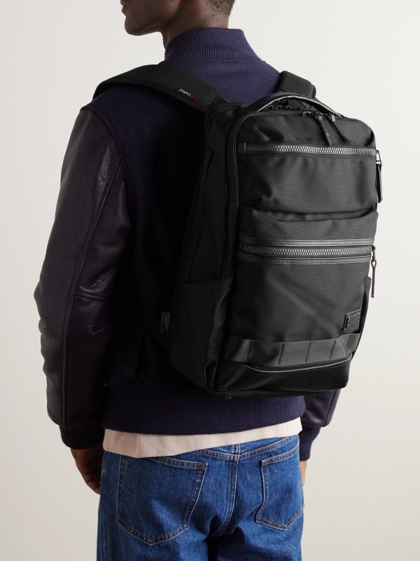 Rise Ver.2 Leather-Trimmed Mastertex-09 Backpack - OU Rise Ver.2 Leather-Trimmed Mastertex-09 Backpack - OU