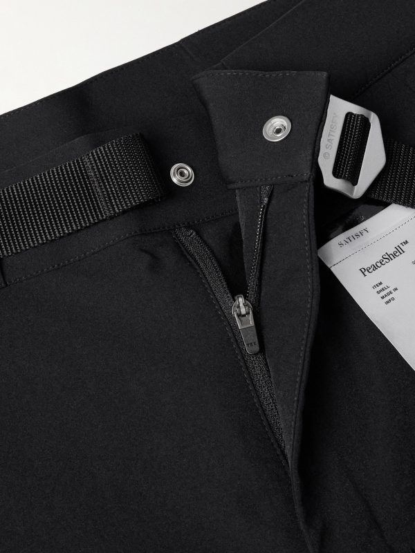 Slim-Fit Straight-Leg Belted Ecorepel® Bio Trousers - E1