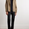 Slim-Fit Straight-Leg Belted Ecorepel® Bio Trousers - OU