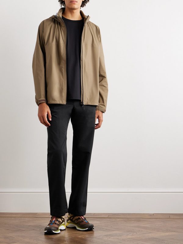Slim-Fit Straight-Leg Belted Ecorepel® Bio Trousers - OU