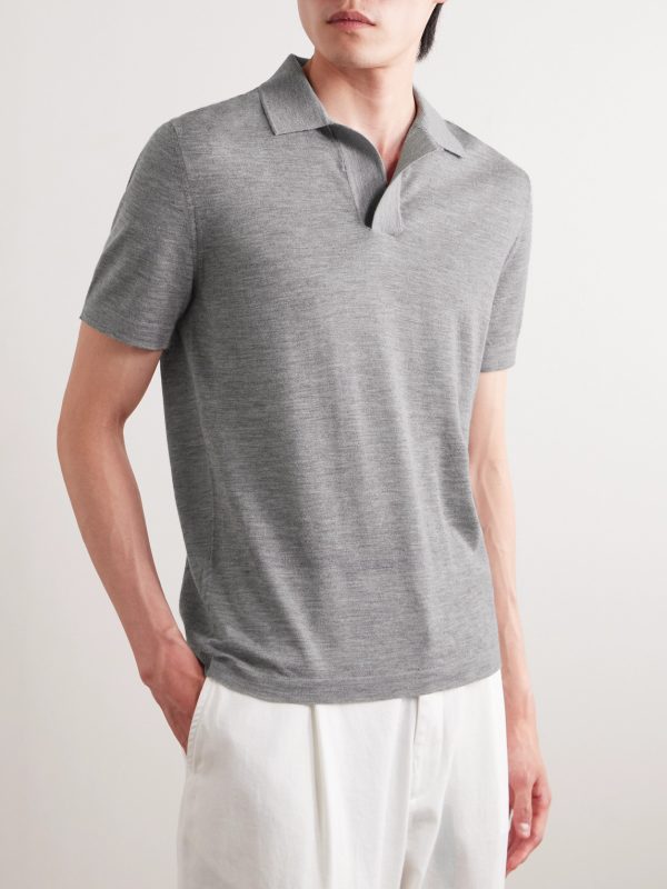 Stendhal Merino Wool Polo Shirt - FR Stendhal Merino Wool Polo Shirt - FR