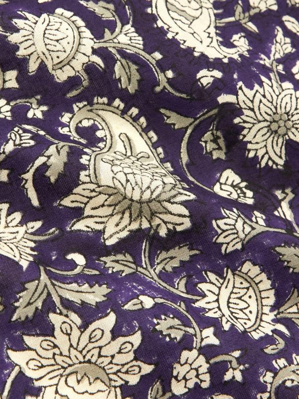 Camp-Collar Printed Cotton-Gauze Shirt - CU