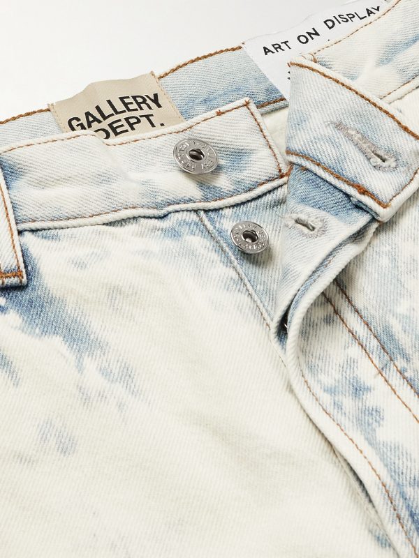 Surf Side Straight-Leg Distressed Denim - E1 Surf Side Straight-Leg Distressed Denim - E1