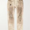 Hollywood BLV 5001 Straight-Leg Paint-Splattered Distressed Jeans