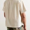 Mechanic Camp-Collar Cotton-Twill Shirt - BK Mechanic Camp-Collar Cotton-Twill Shirt - BK