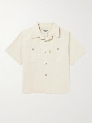 Mechanic Camp-Collar Cotton-Twill Shirt