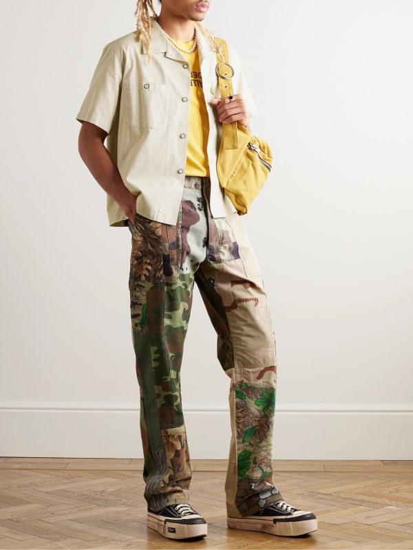 Mechanic Camp-Collar Cotton-Twill Shirt - OU Mechanic Camp-Collar Cotton-Twill Shirt - OU