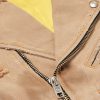 Rough Rider Distressed Cotton-Canvas Biker Jacket - CU Rough Rider Distressed Cotton-Canvas Biker Jacket - CU