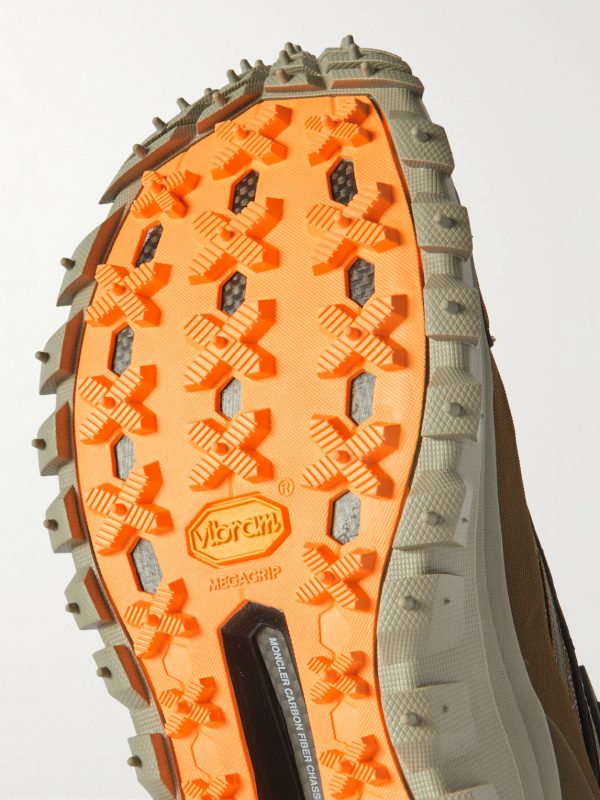 Trailgrip GTX Leather-Trimmed Mesh and Canvas Sneakers - CU Trailgrip GTX Leather-Trimmed Mesh and Canvas Sneakers - CU