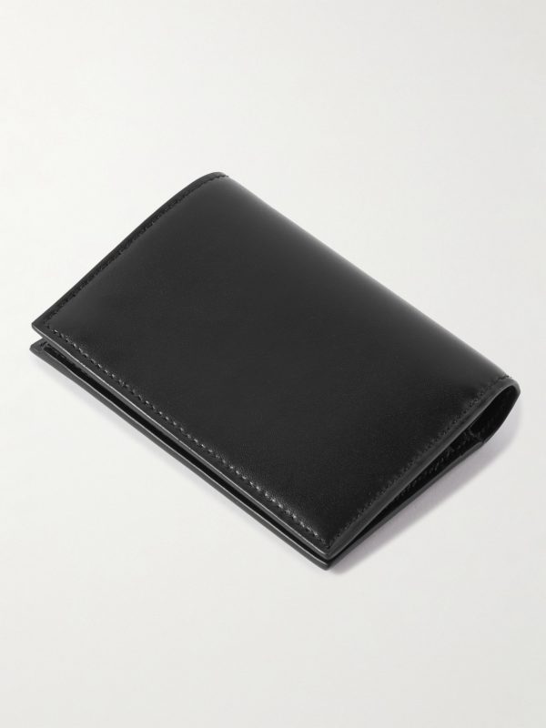 Cassandre Logo-Embossed Leather Billfold Wallet - BK Cassandre Logo-Embossed Leather Billfold Wallet - BK