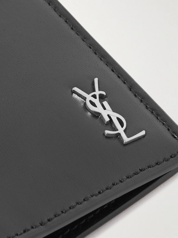 Cassandre Logo-Embossed Leather Billfold Wallet - CU Cassandre Logo-Embossed Leather Billfold Wallet - CU