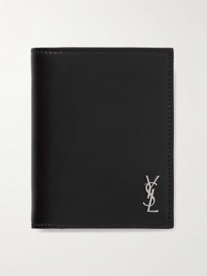 Cassandre Logo-Embossed Leather Billfold Wallet Cassandre Logo-Embossed Leather Billfold Wallet