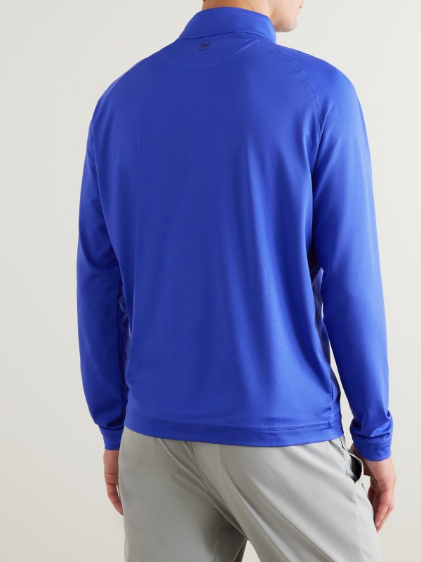 Forge Tech-Jersey Jacquard Half-Zip Golf Top - BK Forge Tech-Jersey Jacquard Half-Zip Golf Top - BK