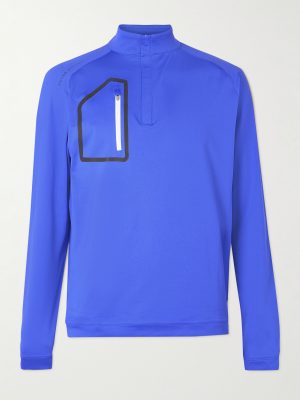 Forge Tech-Jersey Jacquard Half-Zip Golf Top Forge Tech-Jersey Jacquard Half-Zip Golf Top