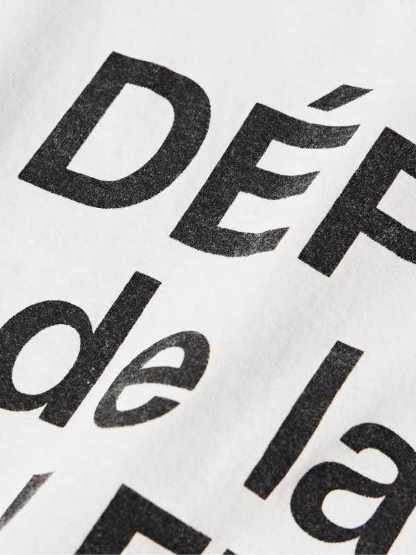 French Logo-Print Cotton-Jersey T-Shirt - CU French Logo-Print Cotton-Jersey T-Shirt - CU