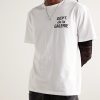 French Logo-Print Cotton-Jersey T-Shirt - FR French Logo-Print Cotton-Jersey T-Shirt - FR