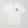 French Logo-Print Cotton-Jersey T-Shirt French Logo-Print Cotton-Jersey T-Shirt