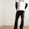 French Logo-Print Cotton-Jersey T-Shirt - OU French Logo-Print Cotton-Jersey T-Shirt - OU