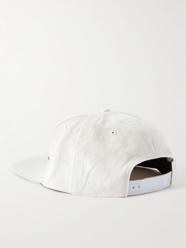 Logo-Embroidered Cotton-Twill Baseball Cap - BK