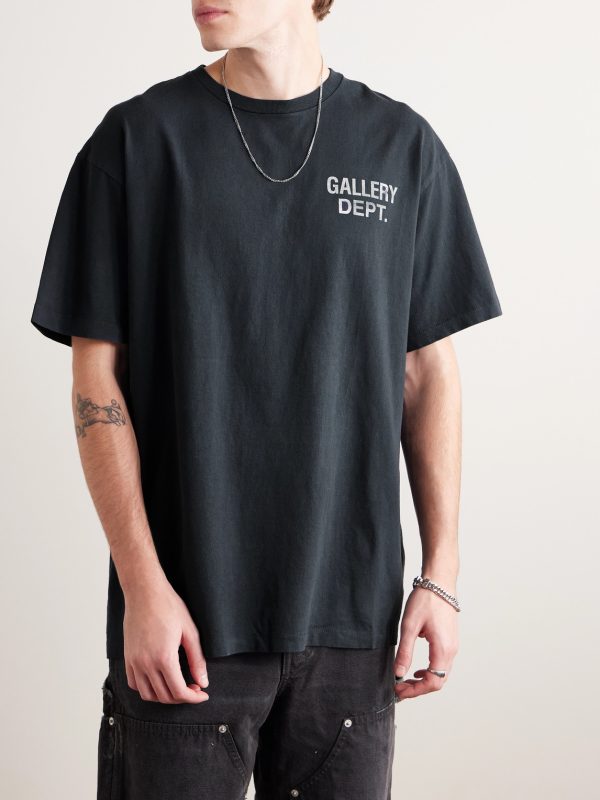 Vintage Souvenir Logo-Print Cotton-Jersey T-Shirt - FR Vintage Souvenir Logo-Print Cotton-Jersey T-Shirt - FR