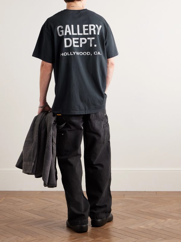 Vintage Souvenir Logo-Print Cotton-Jersey T-Shirt - OU Vintage Souvenir Logo-Print Cotton-Jersey T-Shirt - OU