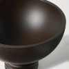 Alhambra Medium Smoked Ash and Brass Bowl - CU Alhambra Medium Smoked Ash and Brass Bowl - CU
