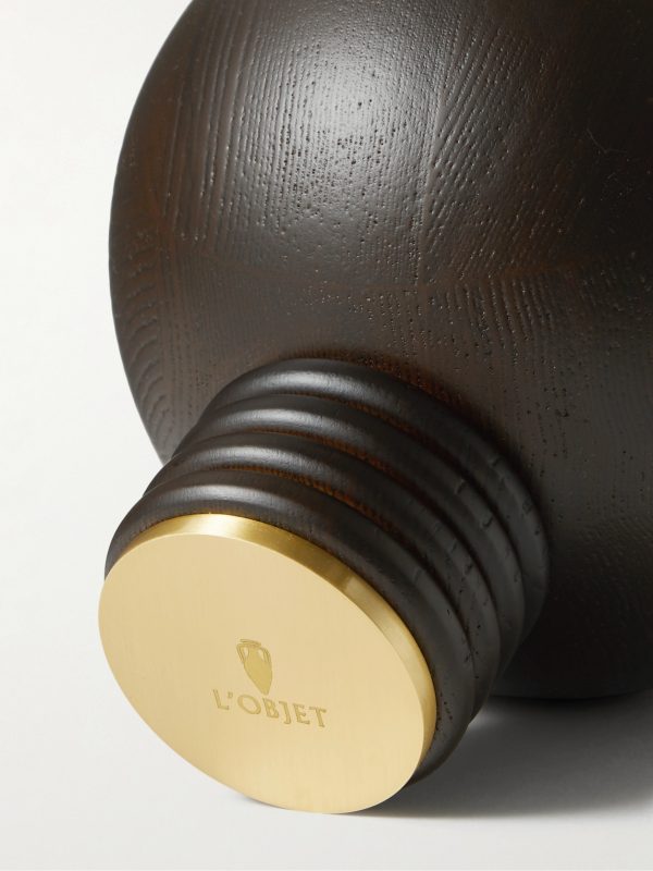 Alhambra Medium Smoked Ash and Brass Bowl - E1 Alhambra Medium Smoked Ash and Brass Bowl - E1