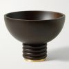 Alhambra Medium Smoked Ash and Brass Bowl Alhambra Medium Smoked Ash and Brass Bowl