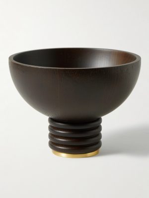 Alhambra Medium Smoked Ash and Brass Bowl Alhambra Medium Smoked Ash and Brass Bowl