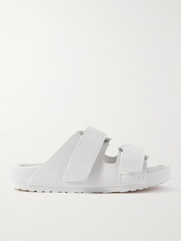+ TEKLA Uji Shearling-Lined Suede Sandals + TEKLA Uji Shearling-Lined Suede Sandals