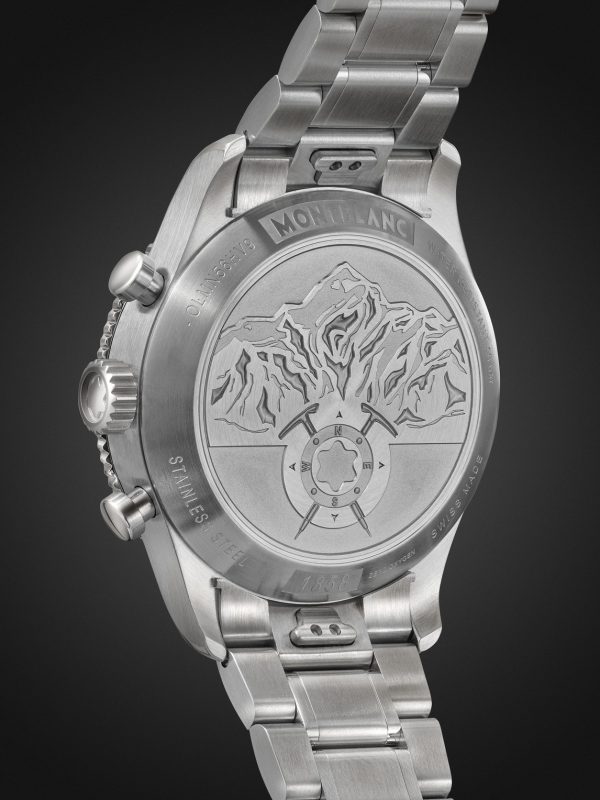 1858 0 Oxygen The 8000 Automatic Chronograph 42mm Stainless Steel Watch, Ref. No. 130983 - BK 1858 0 Oxygen The 8000 Automatic Chronograph 42mm Stainless Steel Watch, Ref. No. 130983 - BK