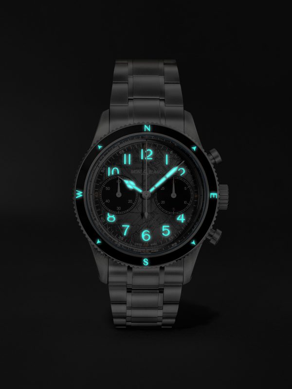 1858 0 Oxygen The 8000 Automatic Chronograph 42mm Stainless Steel Watch, Ref. No. 130983 - E5 1858 0 Oxygen The 8000 Automatic Chronograph 42mm Stainless Steel Watch, Ref. No. 130983 - E5