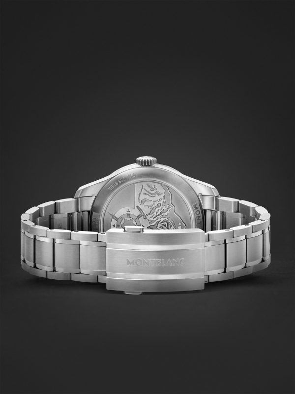 1858 0 Oxygen The 8000 Automatic 41mm Stainless Steel Watch, Ref. No. MB130984 - E2