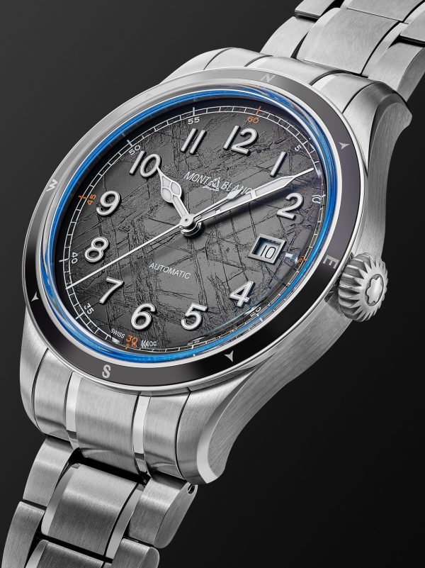 1858 0 Oxygen The 8000 Automatic 41mm Stainless Steel Watch, Ref. No. MB130984 - FR