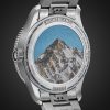 Montblanc 1858 Geosphere 0 Oxygen The 8000 Automatic 42mm Titanium, Ceramic and Stainless Steel Watch, Ref. No. 130982 BU24 NOV - BK