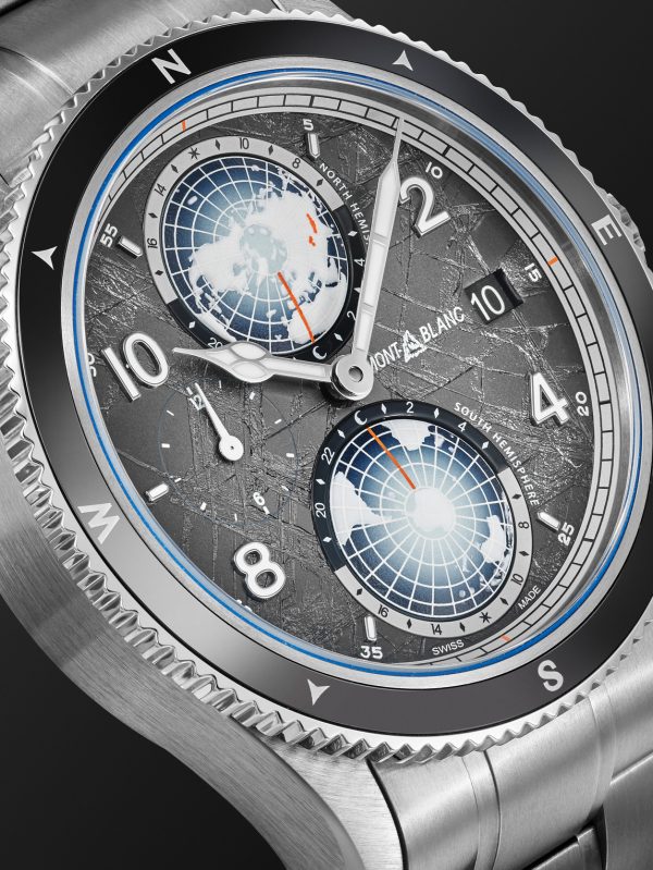 Montblanc 1858 Geosphere 0 Oxygen The 8000 Automatic 42mm Titanium, Ceramic and Stainless Steel Watch, Ref. No. 130982 BU24 NOV - CU