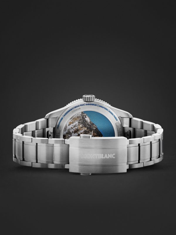 Montblanc 1858 Geosphere 0 Oxygen The 8000 Automatic 42mm Titanium, Ceramic and Stainless Steel Watch, Ref. No. 130982 BU24 NOV - E2