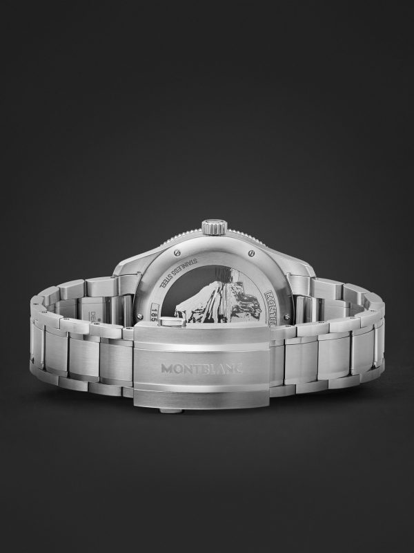 1858 Iced Sea Automatic Stainless Steel and Ceramic Watch, Ref. No. MB130810 - E2 1858 Iced Sea Automatic Stainless Steel and Ceramic Watch, Ref. No. MB130810 - E2